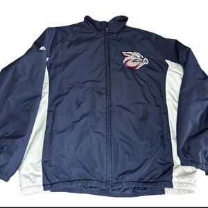 Majestic Lehigh Valley Iron Pigs Dugout Warm Up Jacket 
Men's XL